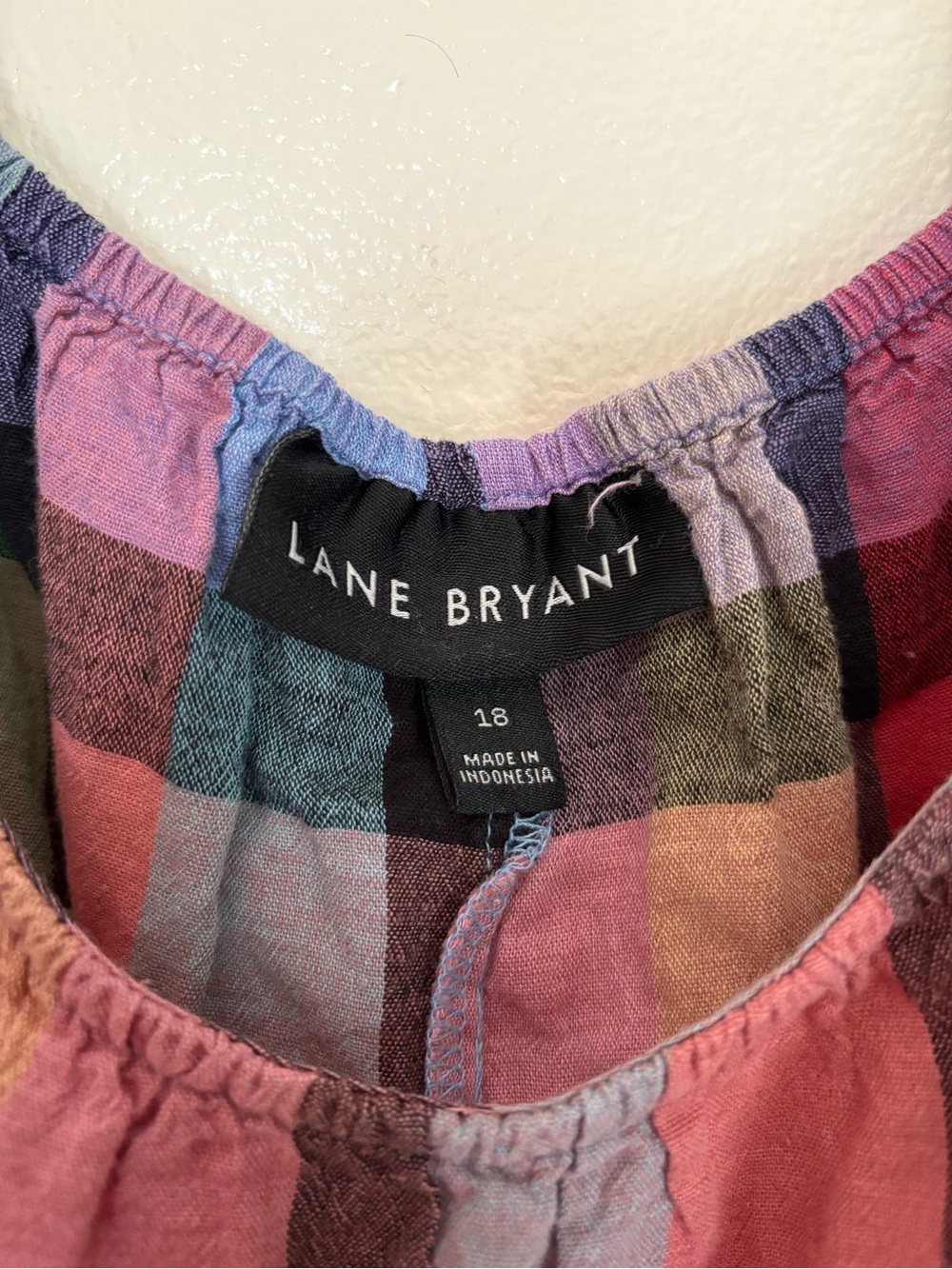 Lane Bryant Plaid Tank Top - Picture 2 of 2